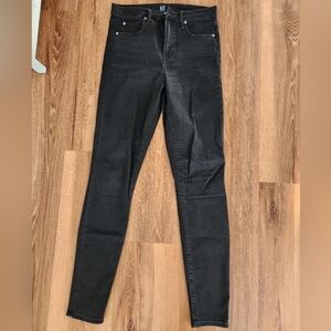 Gap skinny jeans washed black